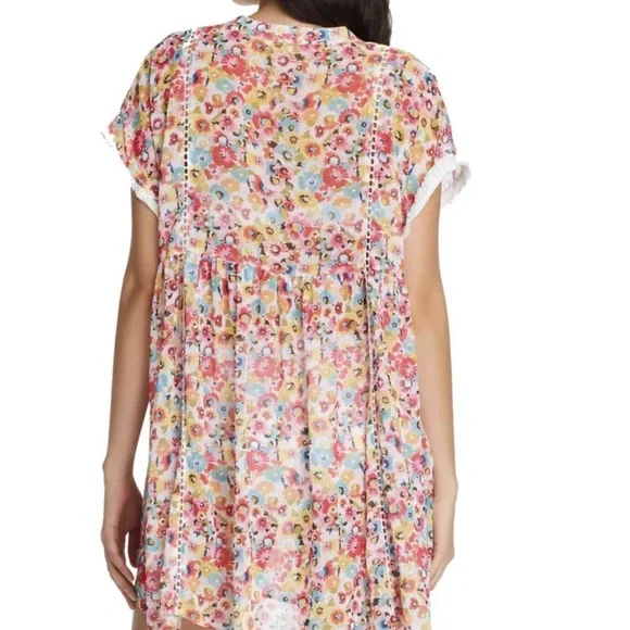 Bleu by Rod Beattie Flower Hour Printed Swim Cover-Up Dress - Picture 2 of 5